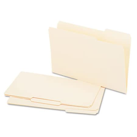 Coolcrafts Recycled Interior File Folders- 1/3 Cut- Top Tab- Legal- Manila- 100/Box, 100PK CO885983